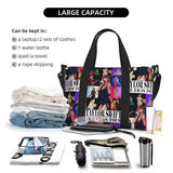 Custom The Eras Tour 1989 Taylor's Swift's American Pop Singer Tote Bag Women Large Capacity Beach Gym Travel Bags