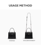 Bafelli Genuine Leather Structured Shoulder Bag
