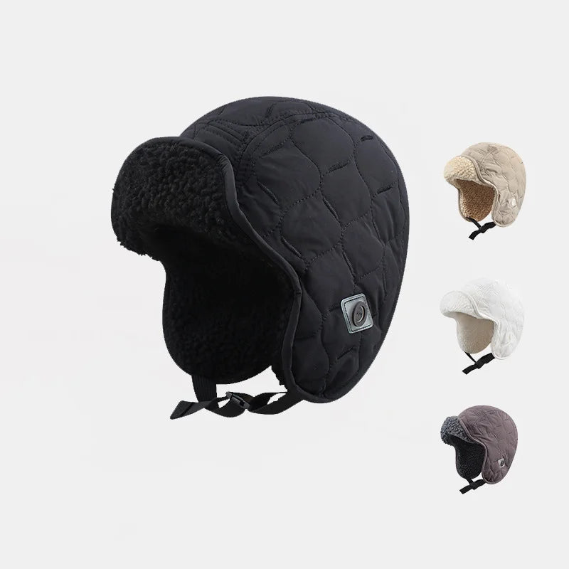 Fashion Faux fur Bomber hat men ski cap winter hat women thickened warm ear protection hats pilot hats classic riding hat털모자