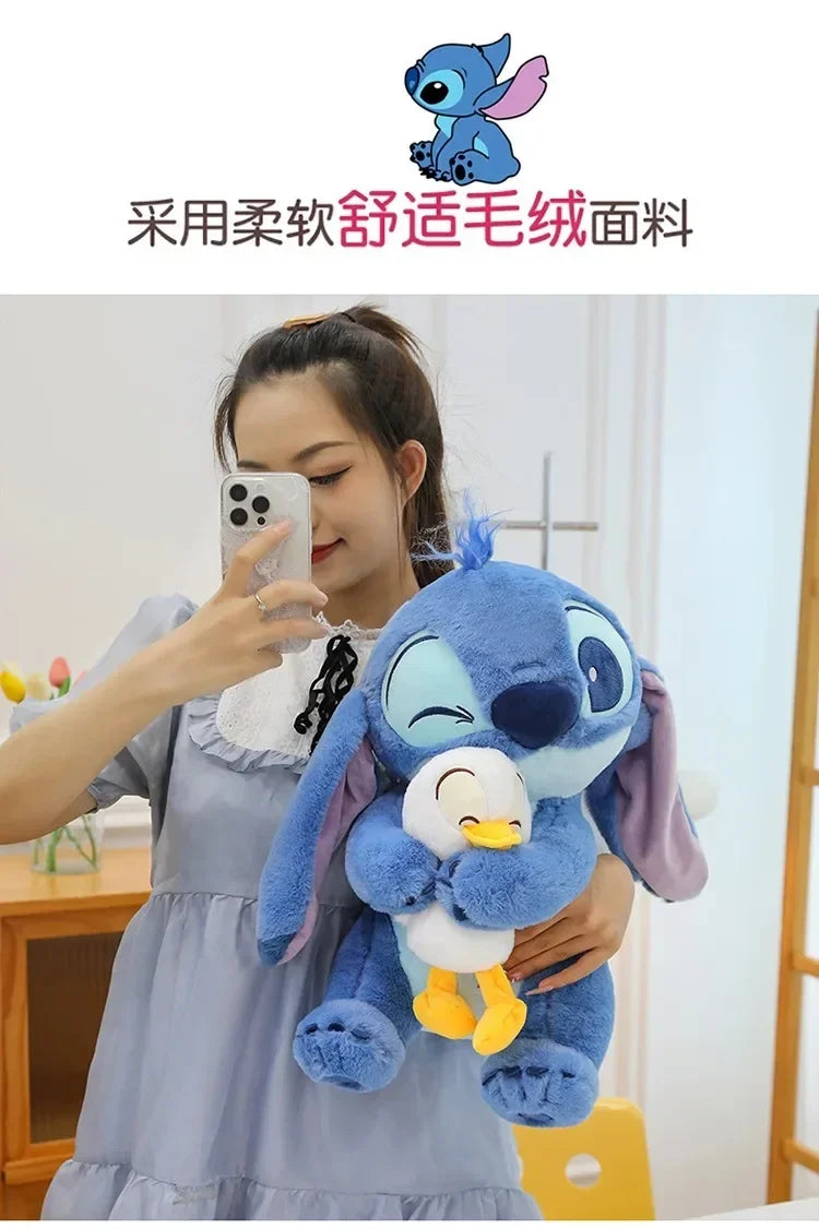 Disney Stitch & Duck Plush Doll