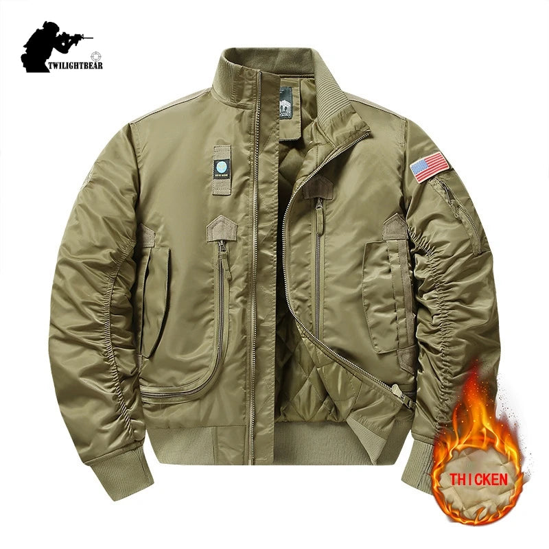 Men's MA1 Bomber Jacket | Oversized Padded Parka