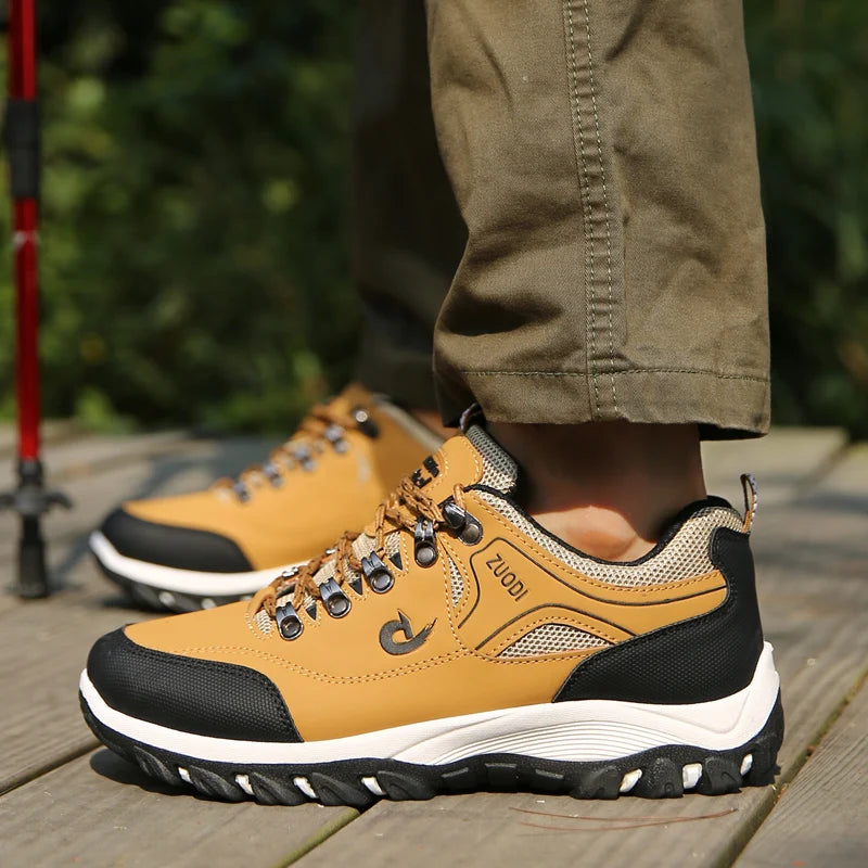 SNORW Men's Microfiber Casual Sneakers | All-Season Style