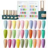 30-Piece Gel Nail Polish Set | Valentine's Romance Collection