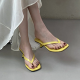Bailamos 2025 Brand Women Slippers High Heels Sandals Sexy Open Toe Party Wedding Summer Shoes Woman Soft Outdoor Slides Beach F
