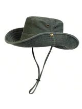 Wide-Brim Cotton Bucket Hat – Sun Protection & Style