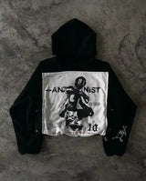 Women's Vintage Leopard Print Zip-Up Hoodie
