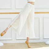 Women's Wide-Leg Nylon Dance Pants