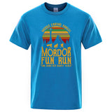 Mordor Fun Run Cotton Graphic T-Shirt