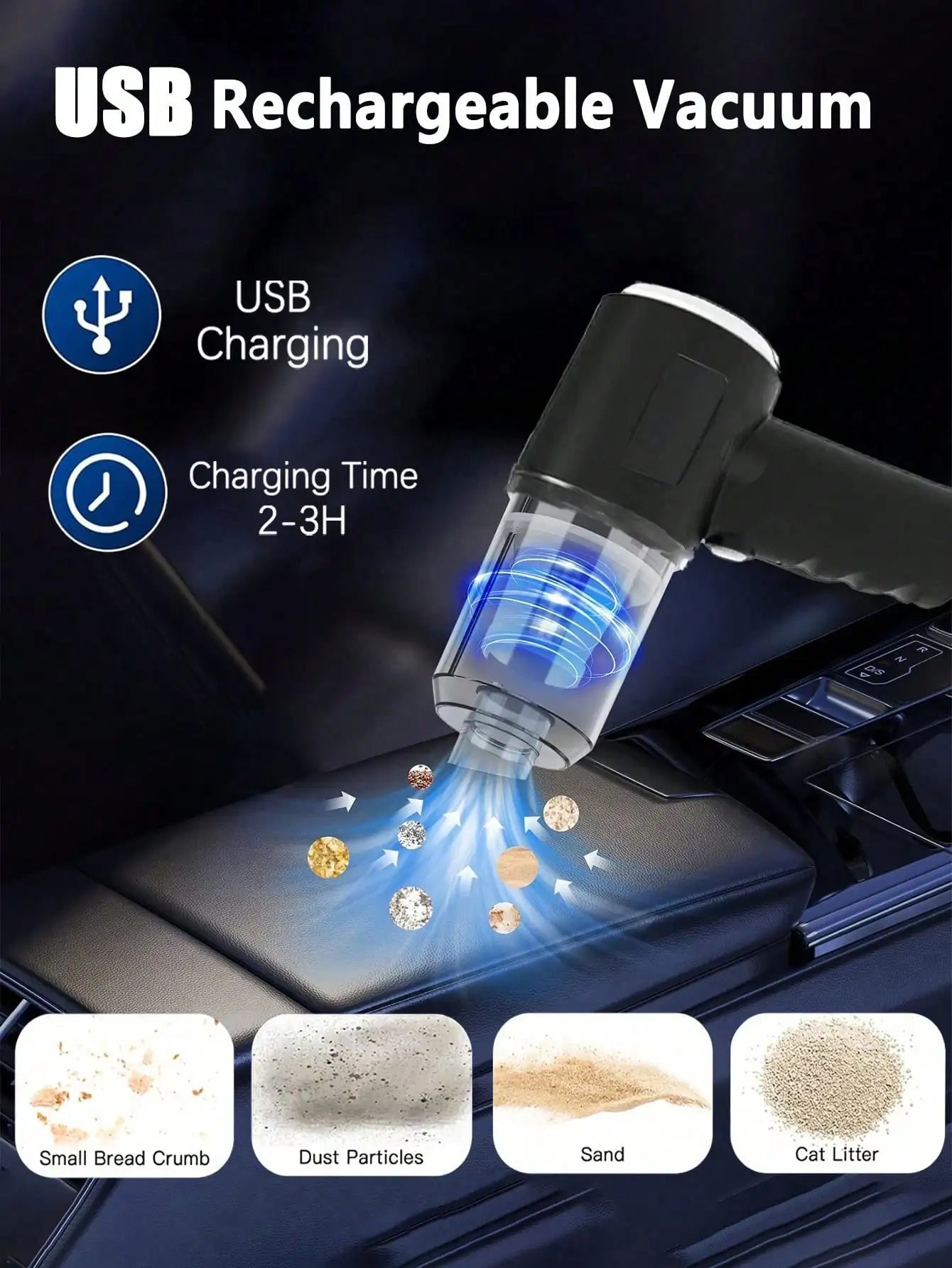 Cordless Handheld Vacuum | Car, Home & Pet Hair