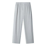 Men's Pleated Wide-Leg Pants