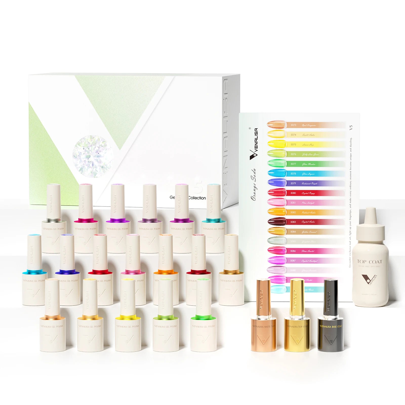 VENALISA 10ml Gel Polish Kit – HEMA & TPO Free