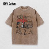 Anime Monster Washed Cotton Unisex T-Shirt