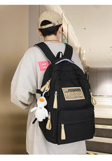 Fashion Big Student School Backpack Rucksack Girls Boys School Bag High Capacity Women Backpack Female Leisure Travel Mochila