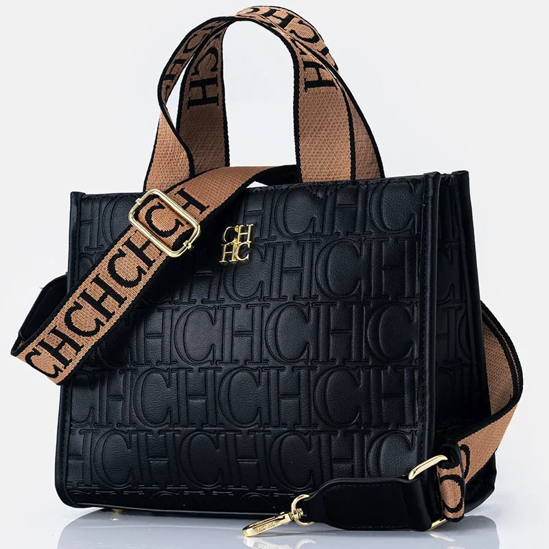 CH Fashion Monogram Print High Quality Metal Logo Casual Light Luxury Brand Designer 2026 New Women's Handbag
