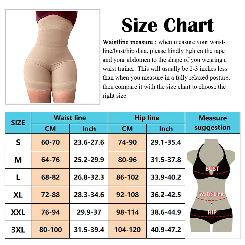High Waist Seamless Butt Lifter Shapewear – Firm Control Tummy Girdle