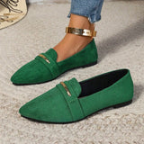 2026 Summer Loafers Flats Pointed Toe Casual Women Shoes New Comfortable Walking Mujer Zapatos:Wear-resisting