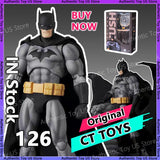 2025 NEW CT Toys Batman Figure Batman Mafex 126 Action Figure DC Justice League Hush Figurine The Dark Knight Collection Kid Toy