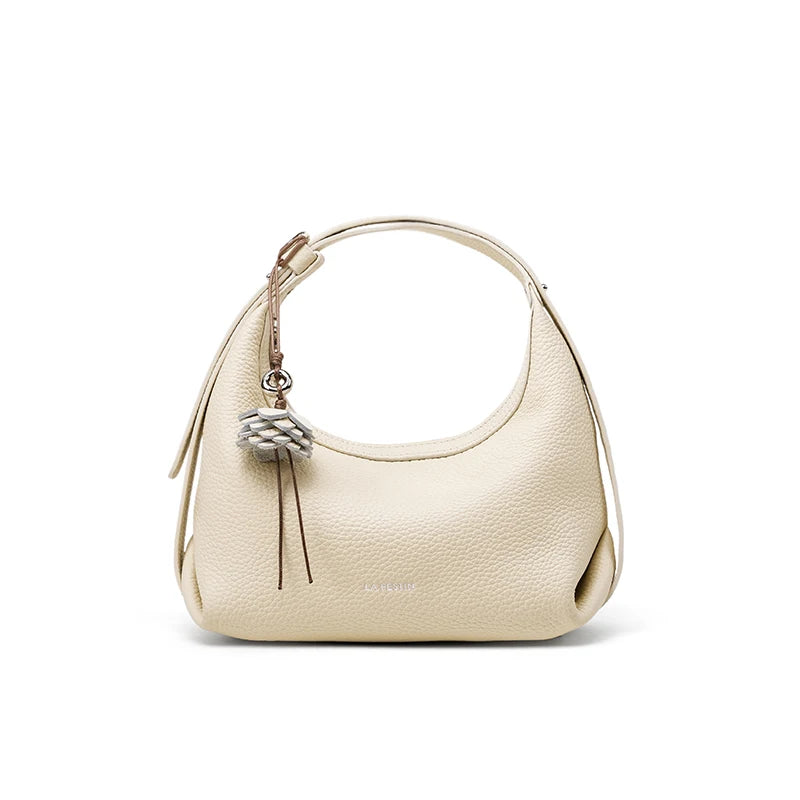 LA FESTIN Original Handbag Women New Shoulder Bags Fashion Half Moon Bag Crossbody Bag Luxury Brand Bags Ladies Leather Bag