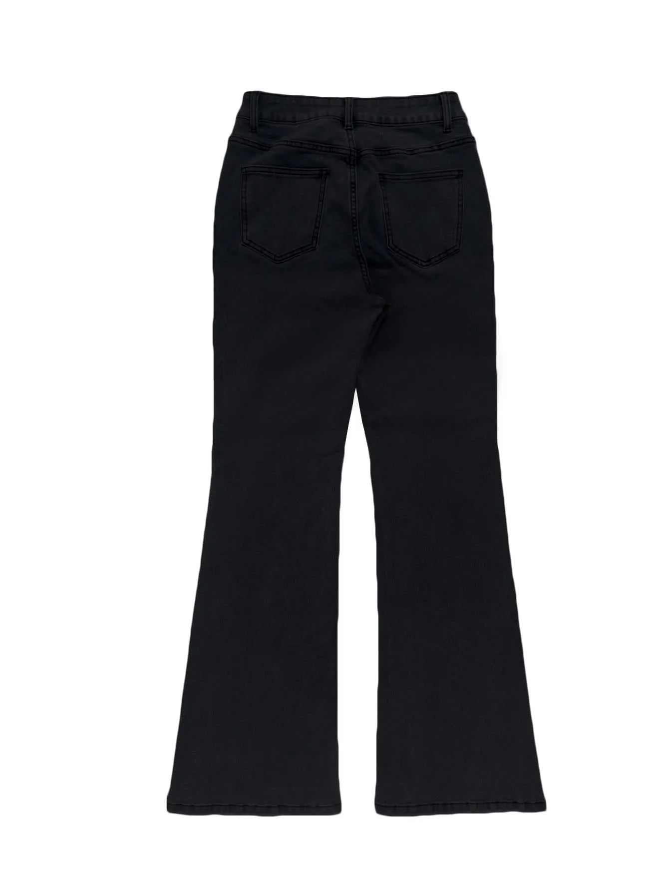 Women's Y2K Wide-Leg Bootcut Jeans – High Waist