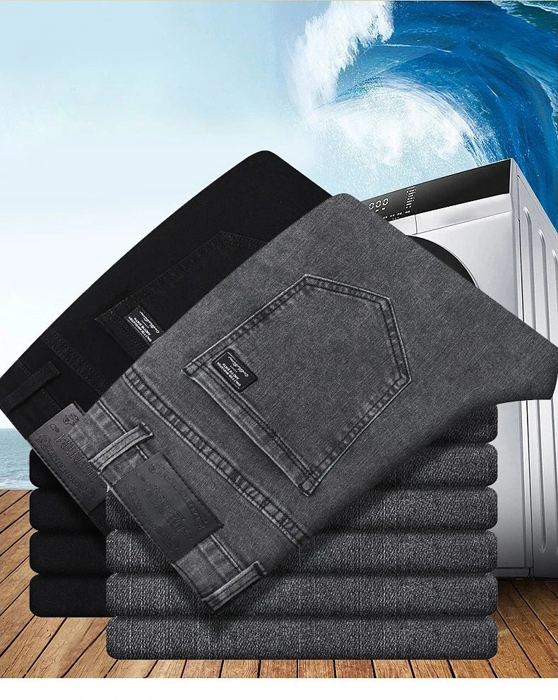 Men's Stretch Straight-Leg Jeans