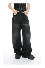 Men’s Vintage Gradient Wide-Leg Jeans
