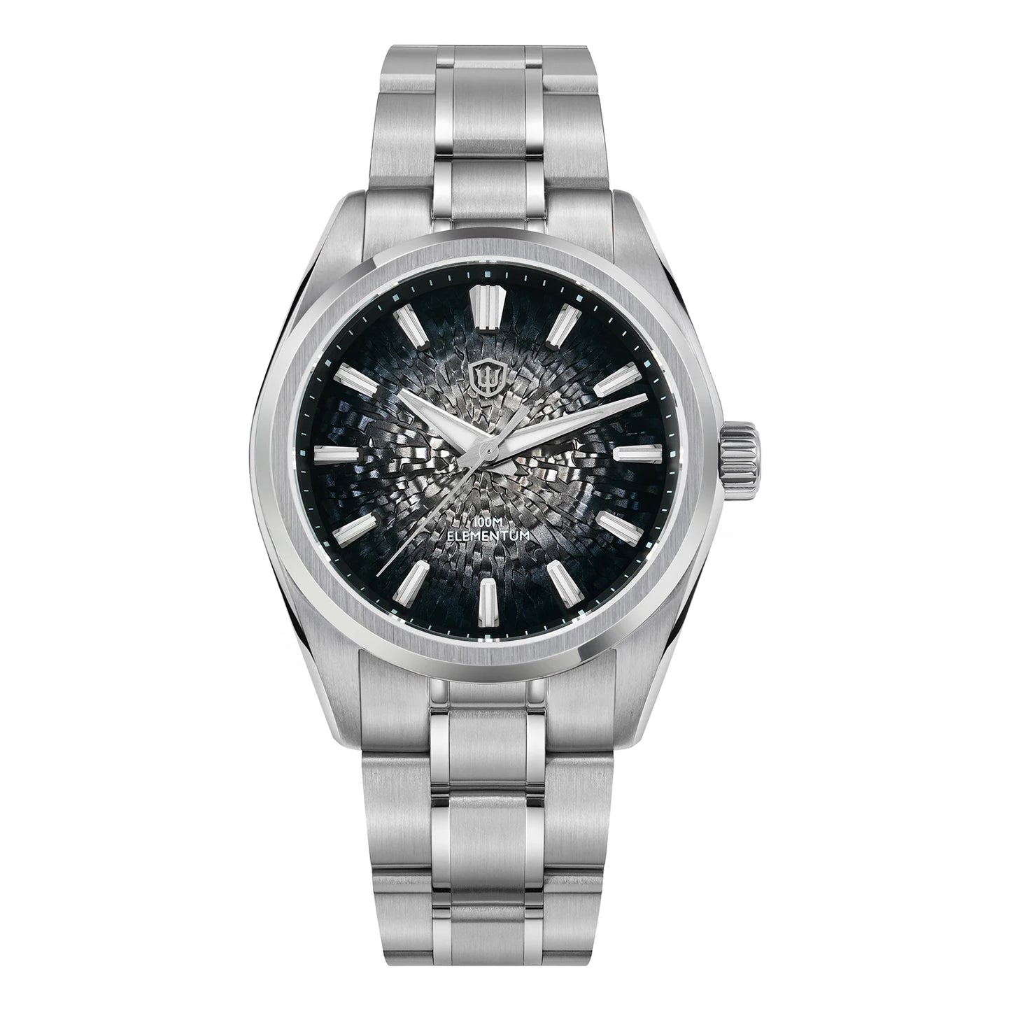Watchdives WD0003C 38mm Men Watch VH31 Sweep Seconds Quartz Movement Sapphire Ice Crack Dial Luminous 10Bar Waterproof Watches