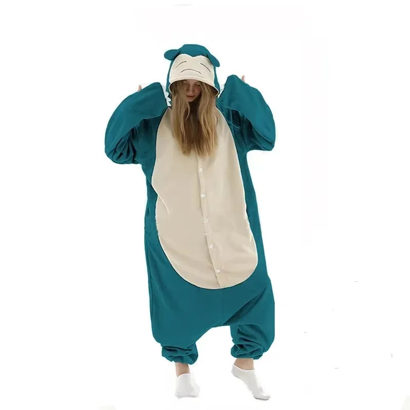 okemon Cosplay Kigurumi Onesie Snorlax Jigglypuff Umbreon Gengar Costume Halloween Adult Anime Bulbasaur Pajamas