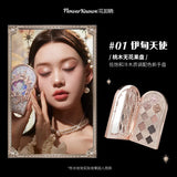 Flower Knows Strawberry Rococo Moonlight Mermaid Jewel Eyeshadow Palette 5 Colors Pearlescent Mashed Potatoes 2023