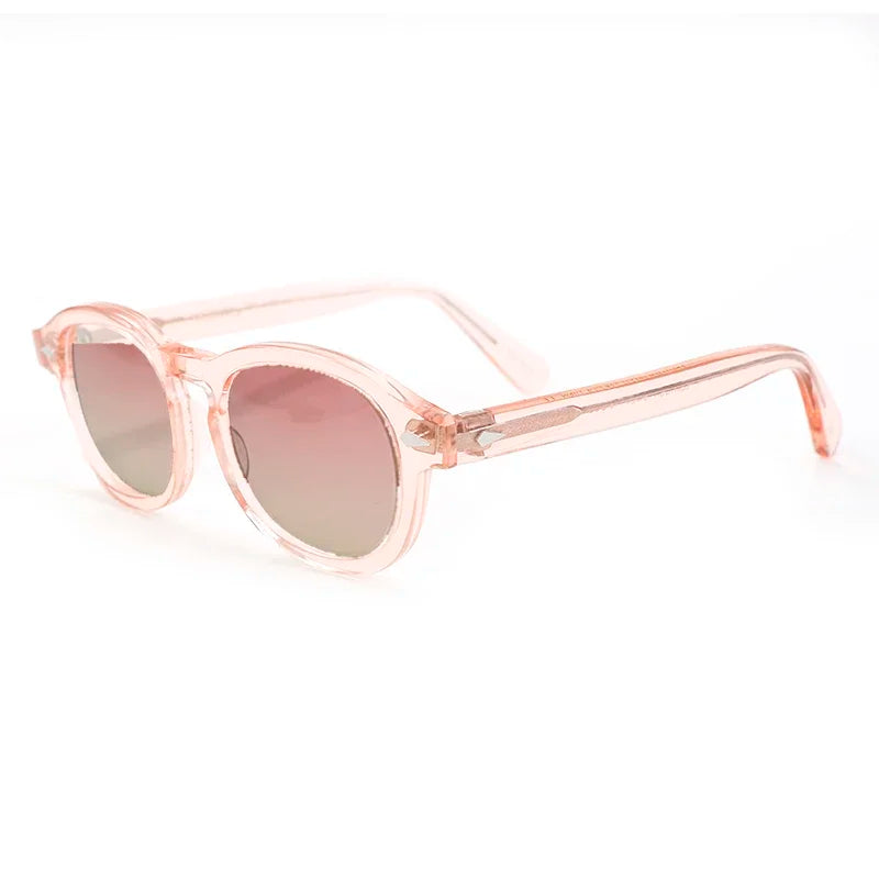 Johnny Depp Polarized Sunglasses Men Women Luxury Brand Sun Glasses Vintage Acetate Frame Driver Shade