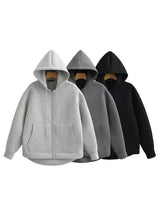 Women’s Casual Relaxed-Fit Hooded Jacket