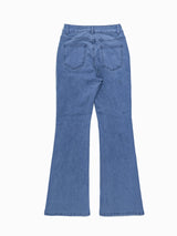 Women's Y2K Wide-Leg Bootcut Jeans – High Waist