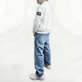 Y2K Retro 3D Embroidery Quarter-Zip
