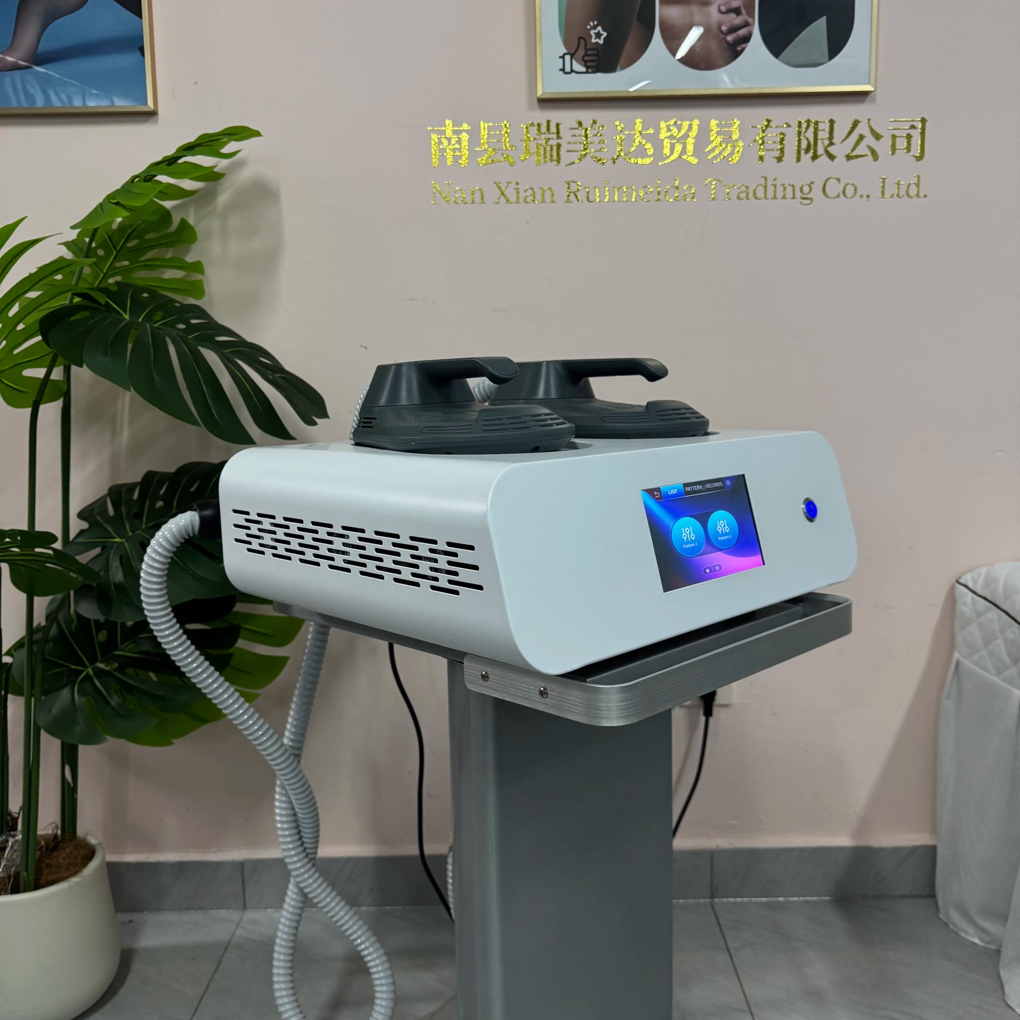 Myoslim New Body Sculpting Machine Shaping 15 T 6000W EMS Radio Frequency RF Muscle Stimulator Device