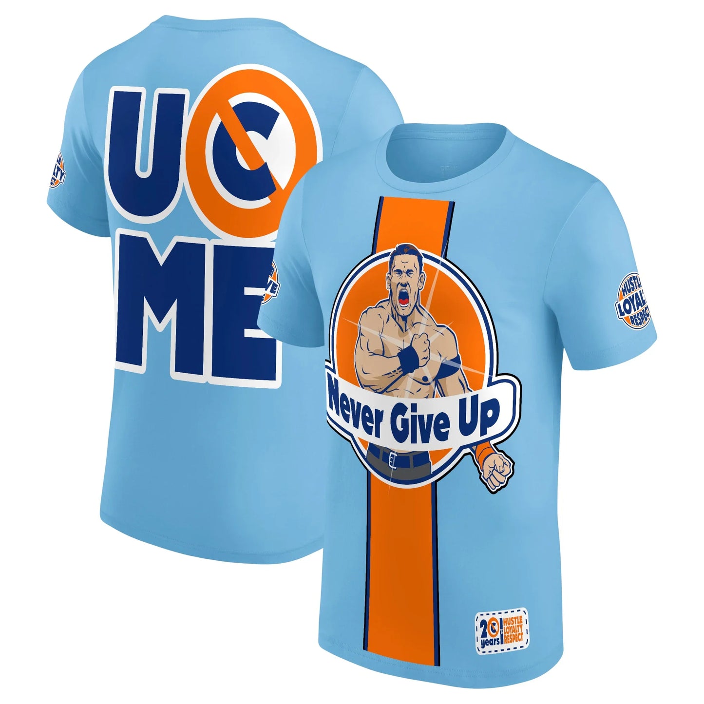 John Cena "Never Give Up" Men's Sports Tee