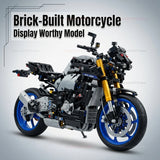 New 1478PCS Racing Motorcycle Building Blocks Kit for Adults DIY Speed Motorbike Model Educational Toy Gift Collectible for Boys