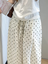 Women's Linen Blend Wide-Leg Pants