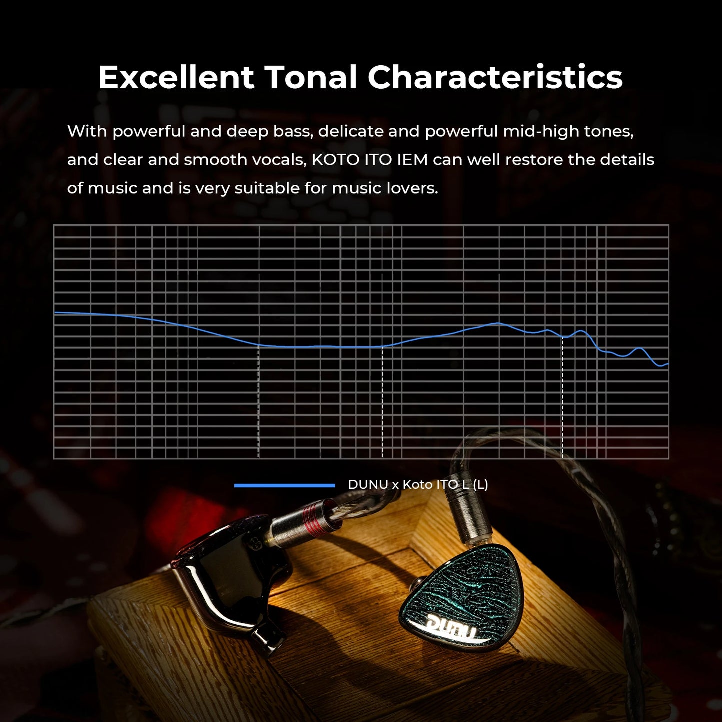 DUNU x KOTO ITO Quad-Driver Hybrid IEM Earphones