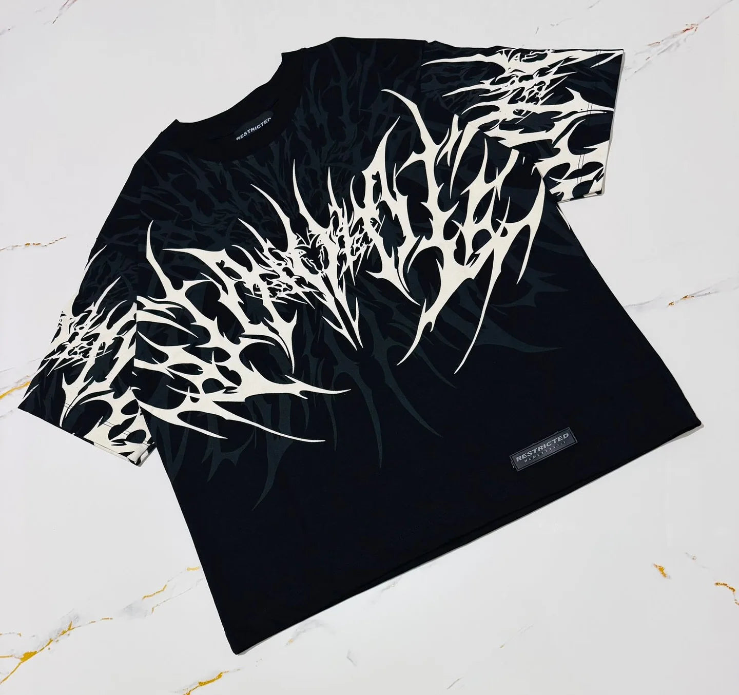 Y2K Cyberpunk Gothic Graphic Tee