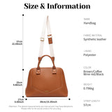 CHCH Women's Shoulder Bag New High Quality Business Bag Large Capacity Handbag Wine Red