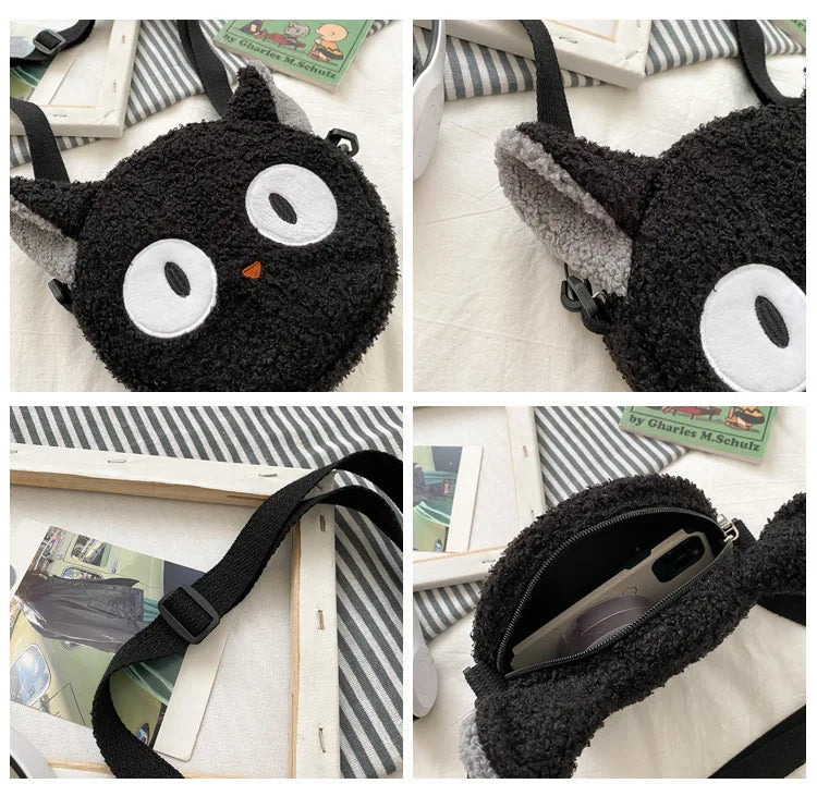 Japanese Style Kawaii Bag Women Cartoon Plush Shoulder Bag for Women New Crossbody Bag Small Phone Purse Bolsa Feminina