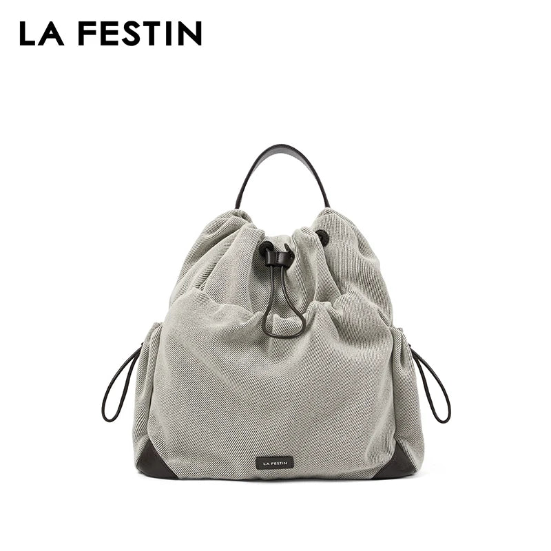 LA FESTIN Original Brand Backpack 2025 New Travel Bags for Woman Casual Tote Bags Large Capacity School Bag Shoulder Bag