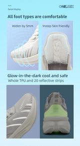 ONEMIX Road Running Shoes for Men Summer Breathable Mesh Men's Sneakers Outdoor Training Sport Jogging Shoes Plus Size 47