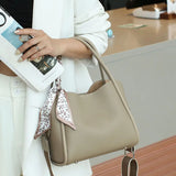 YANATARI Female Genuine Cow Leather Bag for Women Bag Blue Handbag New Crossbody Bucket Bag Luxury Shoulder Bag Tote Bag Medium