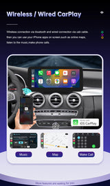 Linux CarPlay Screen for Mercedes-Benz W205 GLC V-Class | Wireless Android Auto