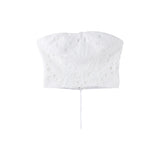 Strapless Eyelet Two-Piece Set