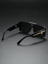Classic Retro Square Frame Sunglasses for Men