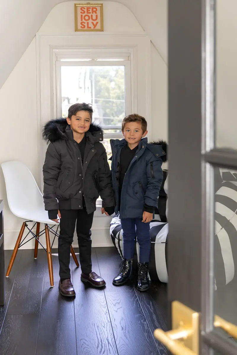 Unisex Matte Winter Parka – Premium Family Matching Coats