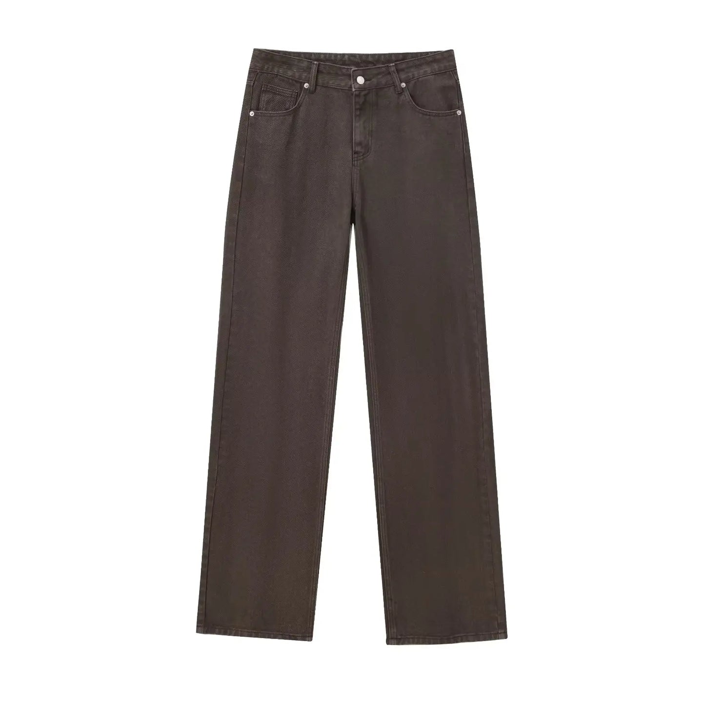 Maxdutti Retro Straight-Leg Mom Jeans | Cotton Denim