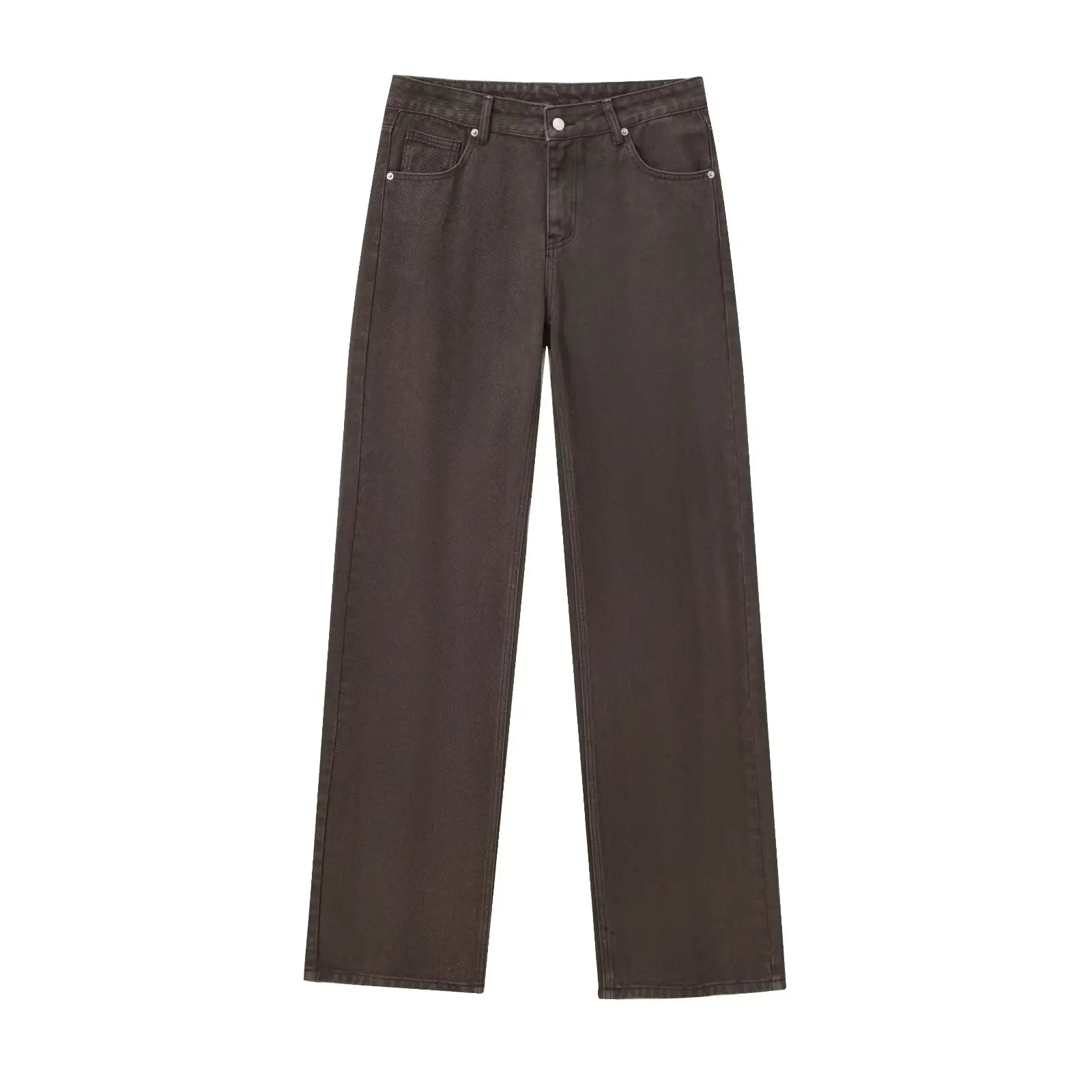 Maxdutti Retro Straight-Leg Mom Jeans | Cotton Denim
