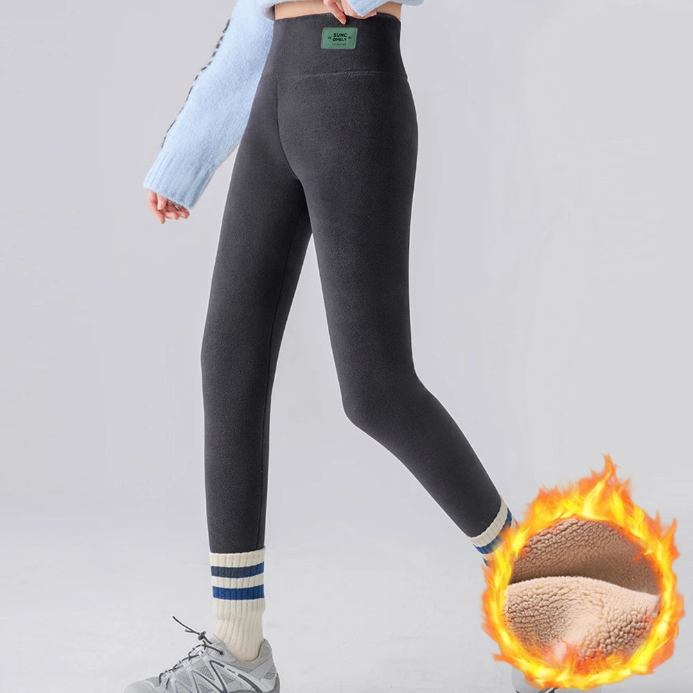 High-Waisted Thermal Fleece Leggings